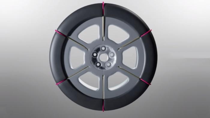 Η Hyundai παρουσίασε τροχό με ενσωματωμένη αλυσίδα χιονιού! 